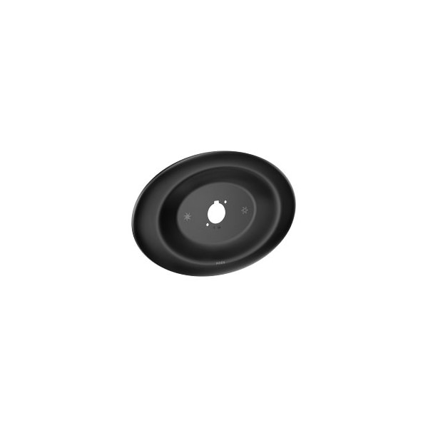 Shower Escutcheon in Matte Black